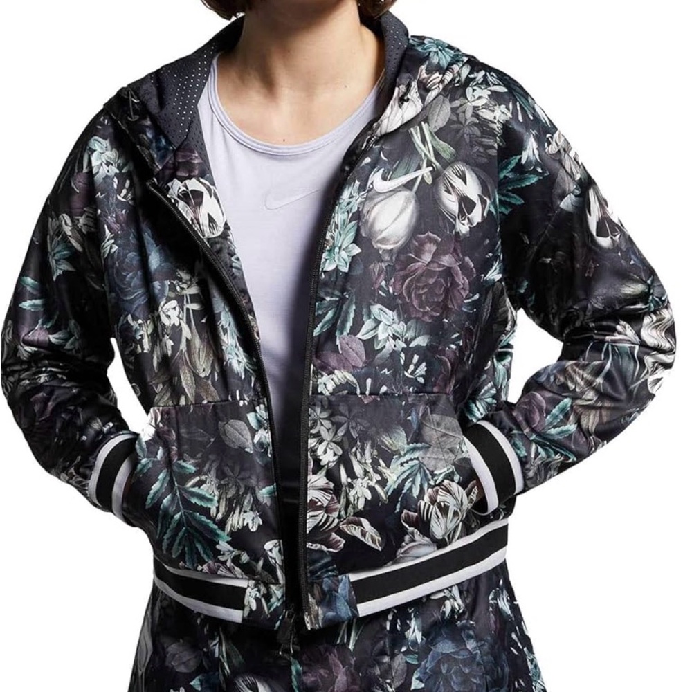 Floral Nike Dri-Fit Tennis Jacket